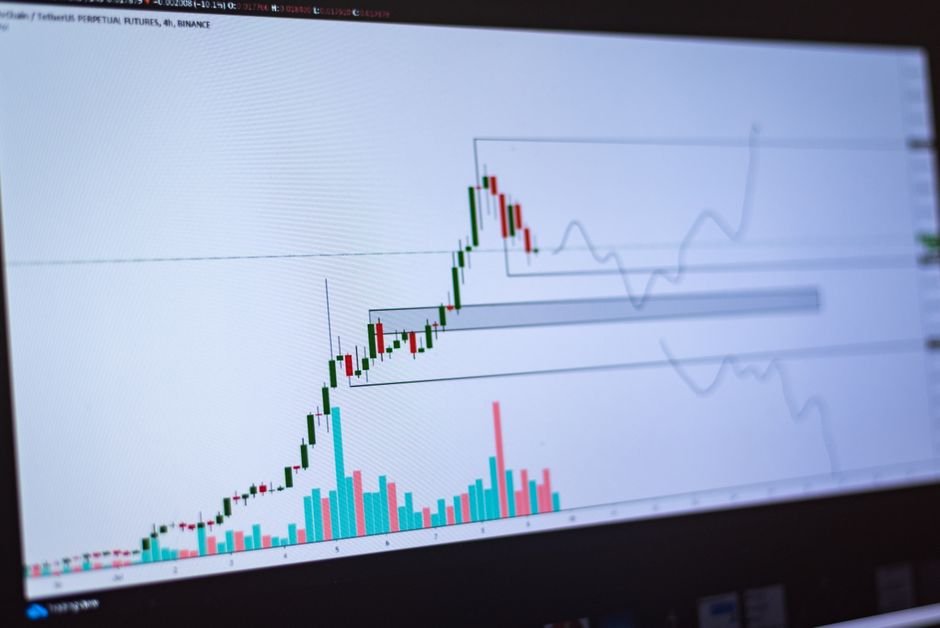 Illustration d'un drawdown représentant la chute maximale d'une stratégie