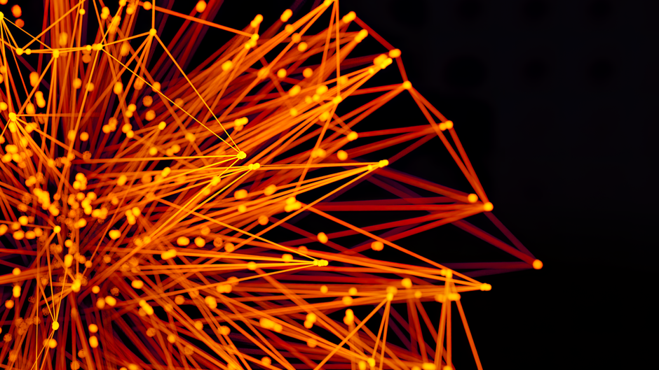 Réseau de connexions représentant la sélection disciplinée de variables
