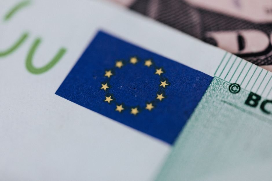 Symbole de l'Union européenne sur un billet